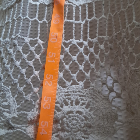 Cream Crochet Cardigan Duster - Picture 3 of 6